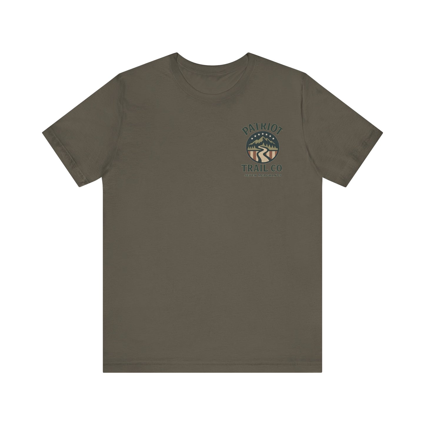 Adventure Spirit Tee for Outdoor Lovers - Patriot Trail Graphic Classic Jersey Short Sleeve Tee