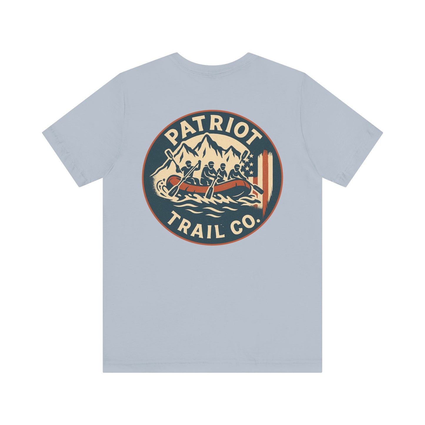 Adventure Spirit Tee for Outdoor Lovers - Patriot Trail Graphic Classic Jersey Short Sleeve Tee