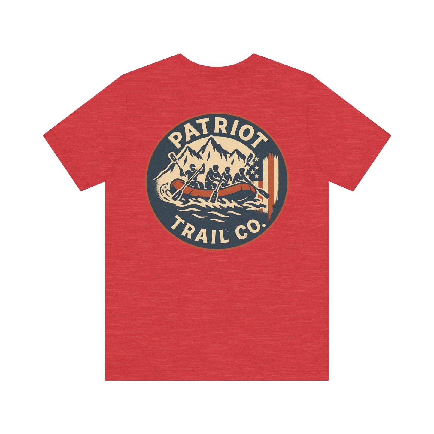 Adventure Spirit Tee for Outdoor Lovers - Patriot Trail Graphic Classic Jersey Short Sleeve Tee