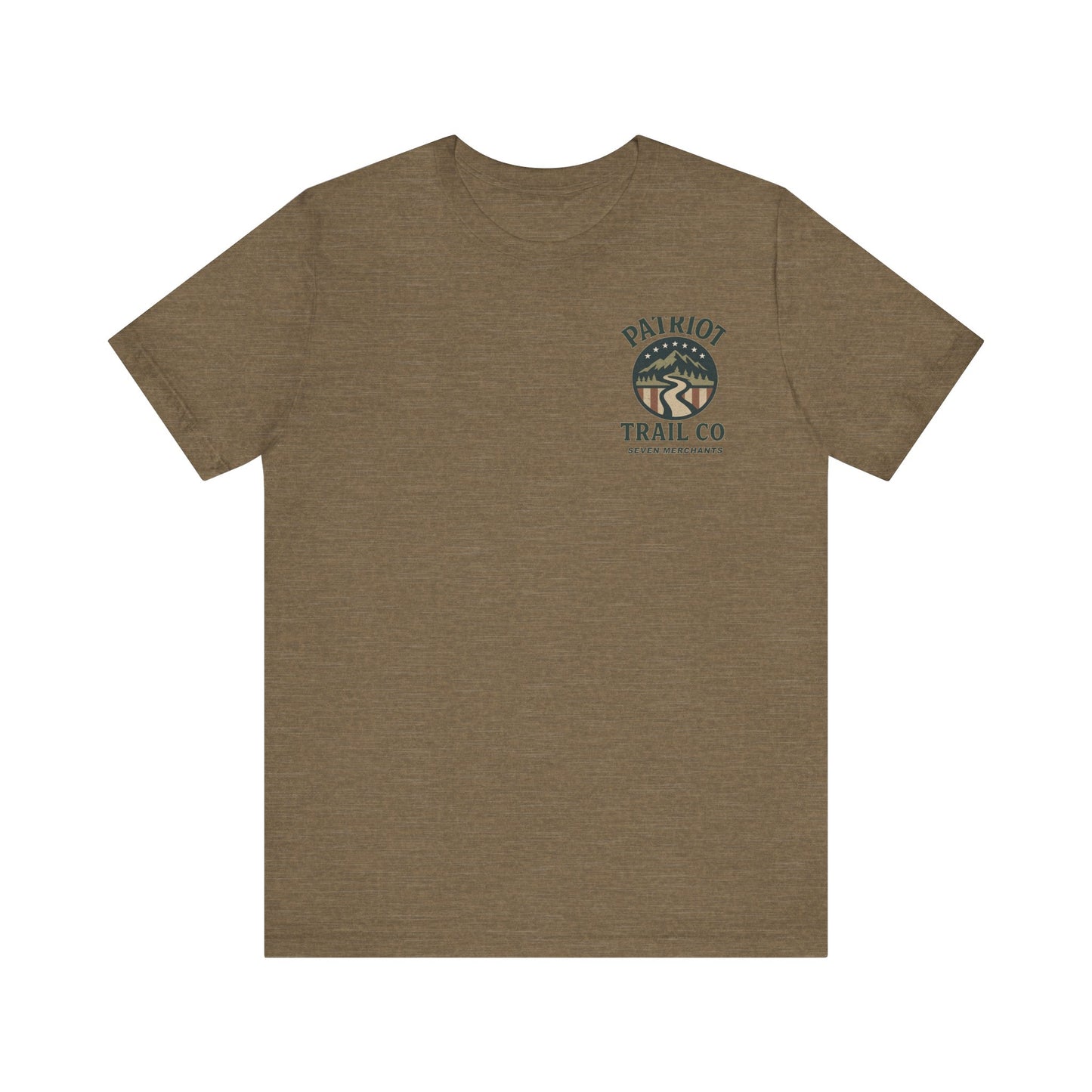 Adventure Spirit Tee for Outdoor Lovers - Patriot Trail Graphic Classic Jersey Short Sleeve Tee