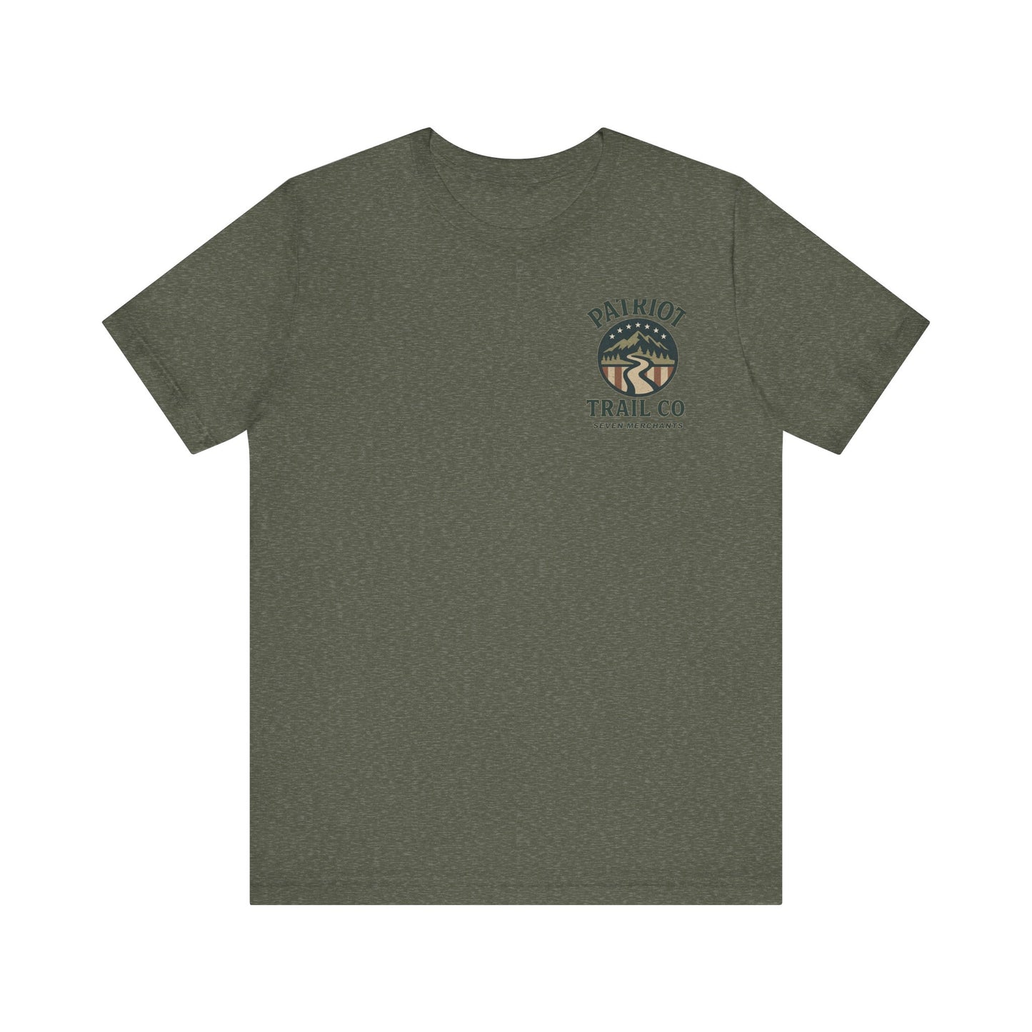 Adventure Spirit Tee for Outdoor Lovers - Patriot Trail Graphic Classic Jersey Short Sleeve Tee