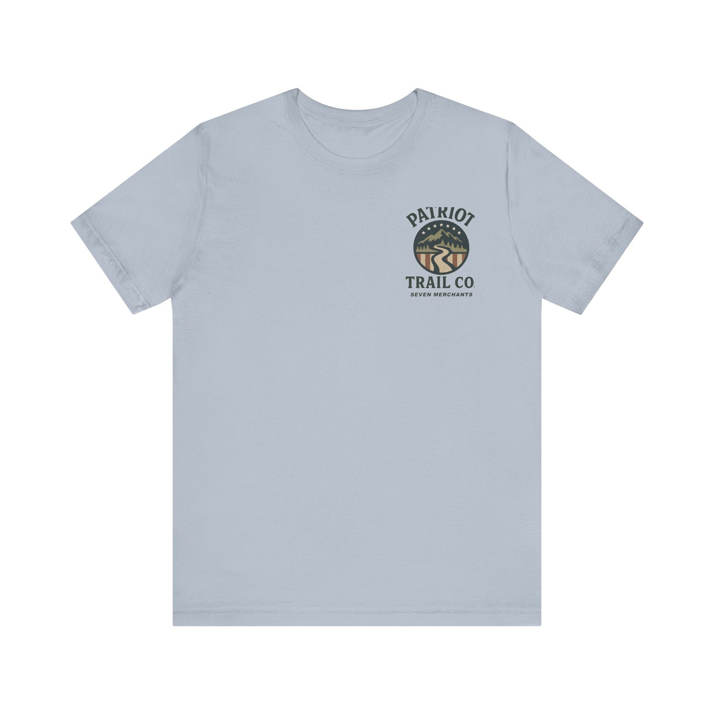 Adventure Spirit Tee for Outdoor Lovers - Patriot Trail Graphic Classic Jersey Short Sleeve Tee