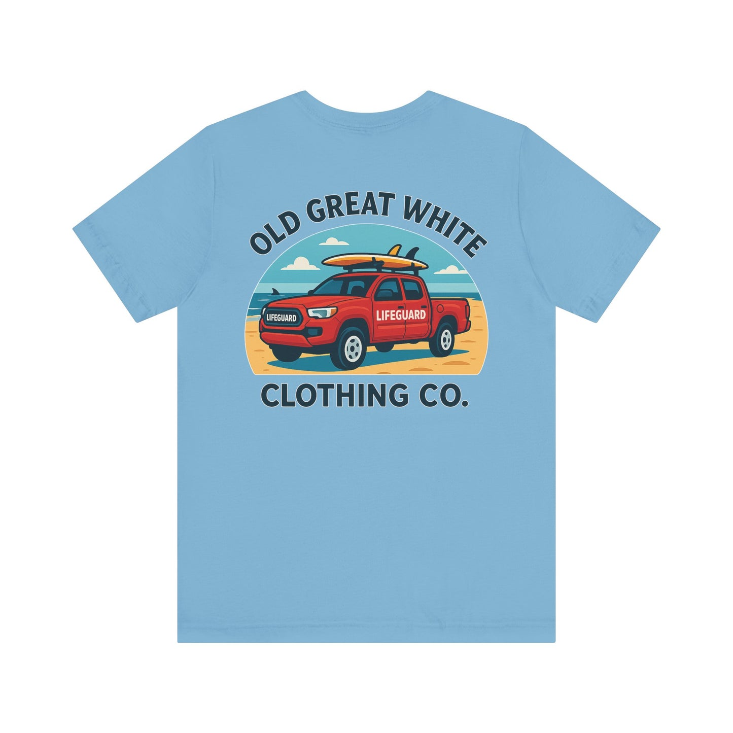 Ocean Rescue Ride – Sand, Surf & Style Graphic Classic Jersey Short Sleeve Tee