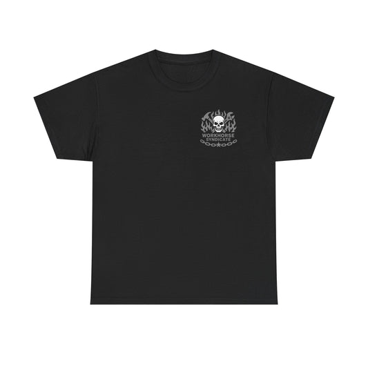Earned the Hard Way Skull Workwear Graphic T-shirt Classic Jersey Short Sleeve Tee