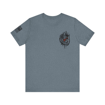 Ghost Riders of the Republic Cowboy Skeleton T-Shirt – Patriotic Western Graphic Tee