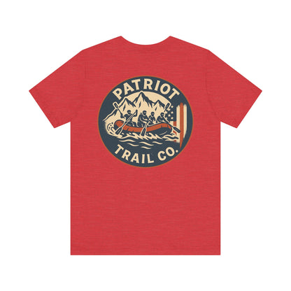 Adventure Spirit Tee for Outdoor Lovers - Patriot Trail Graphic Classic Jersey Short Sleeve Tee