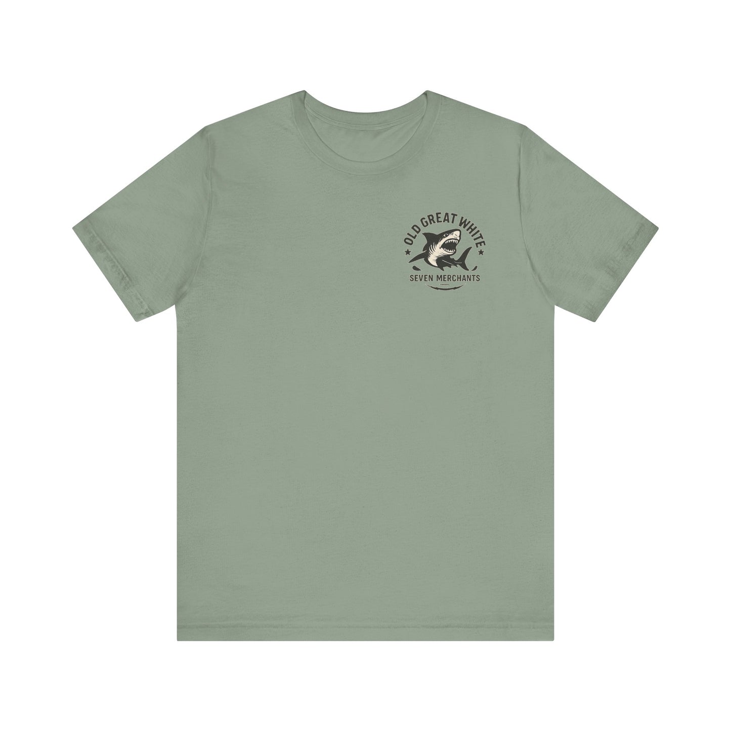 Vintage Woody Surf Wagon Tee - Old Great White Sunset Vibes Classic Jersey Short Sleeve Tee