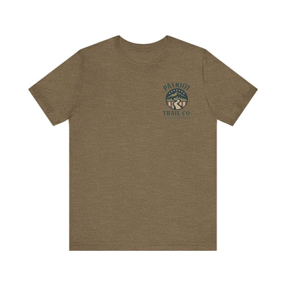 Adventure Spirit Tee for Outdoor Lovers - Patriot Trail Graphic Classic Jersey Short Sleeve Tee