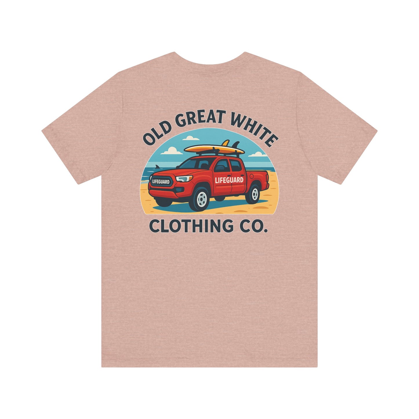 Ocean Rescue Ride – Sand, Surf & Style Graphic Classic Jersey Short Sleeve Tee
