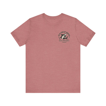 Freedom Bites Back T-Shirt – Old Great White Americana Graphic Classic Jersey Short Sleeve Tee
