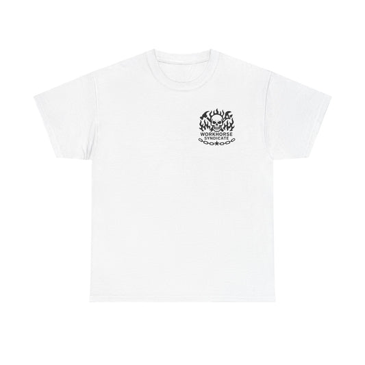 American Skull T-Shirt – Cigar, Pistons & Chains Patriotic Graphic Tee