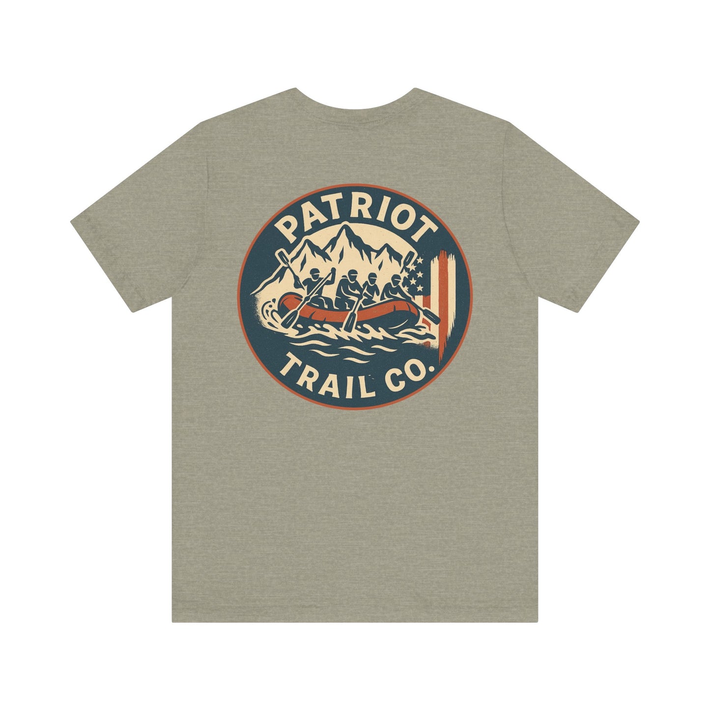 Adventure Spirit Tee for Outdoor Lovers - Patriot Trail Graphic Classic Jersey Short Sleeve Tee