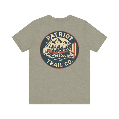 Adventure Spirit Tee for Outdoor Lovers - Patriot Trail Graphic Classic Jersey Short Sleeve Tee