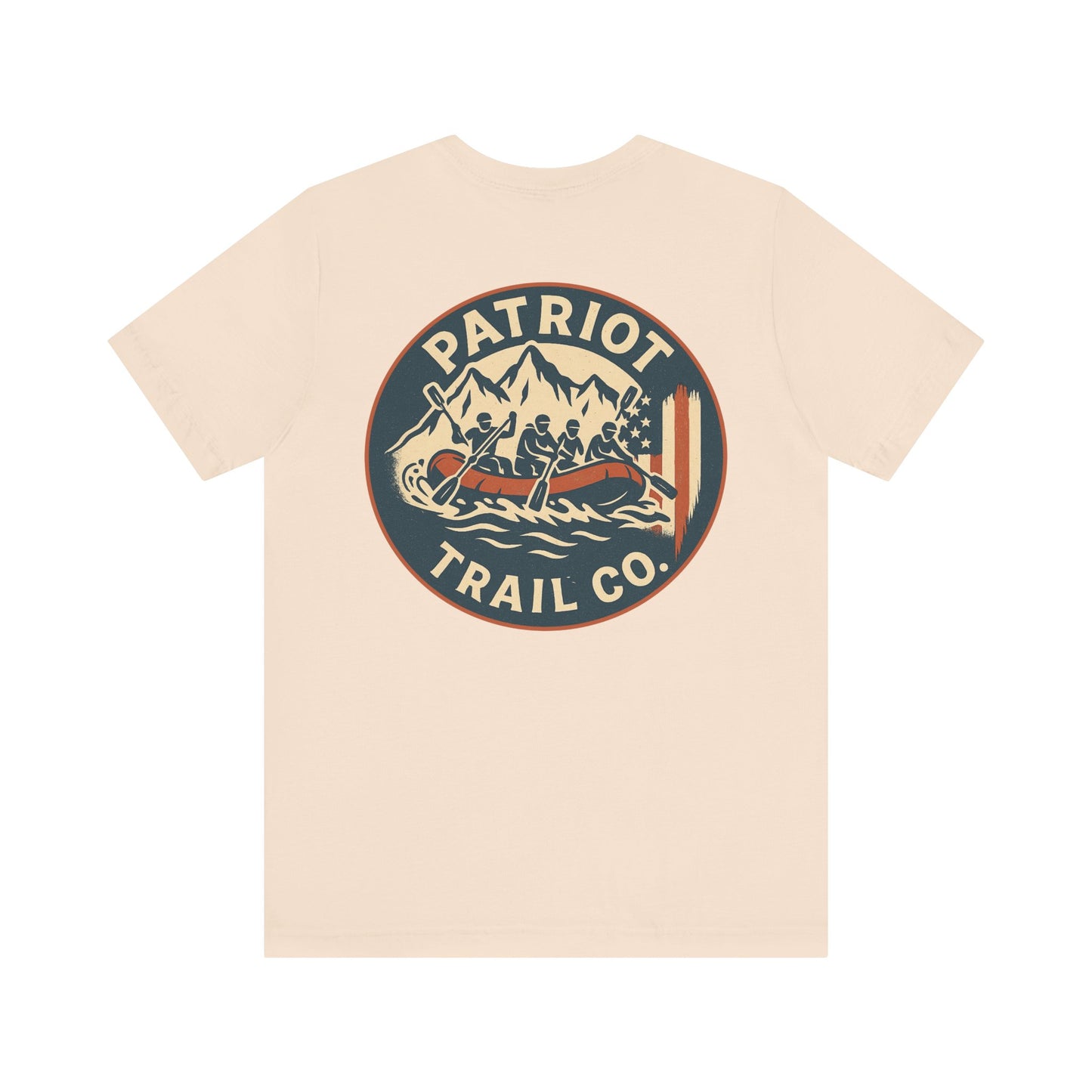 Adventure Spirit Tee for Outdoor Lovers - Patriot Trail Graphic Classic Jersey Short Sleeve Tee
