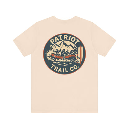 Adventure Spirit Tee for Outdoor Lovers - Patriot Trail Graphic Classic Jersey Short Sleeve Tee