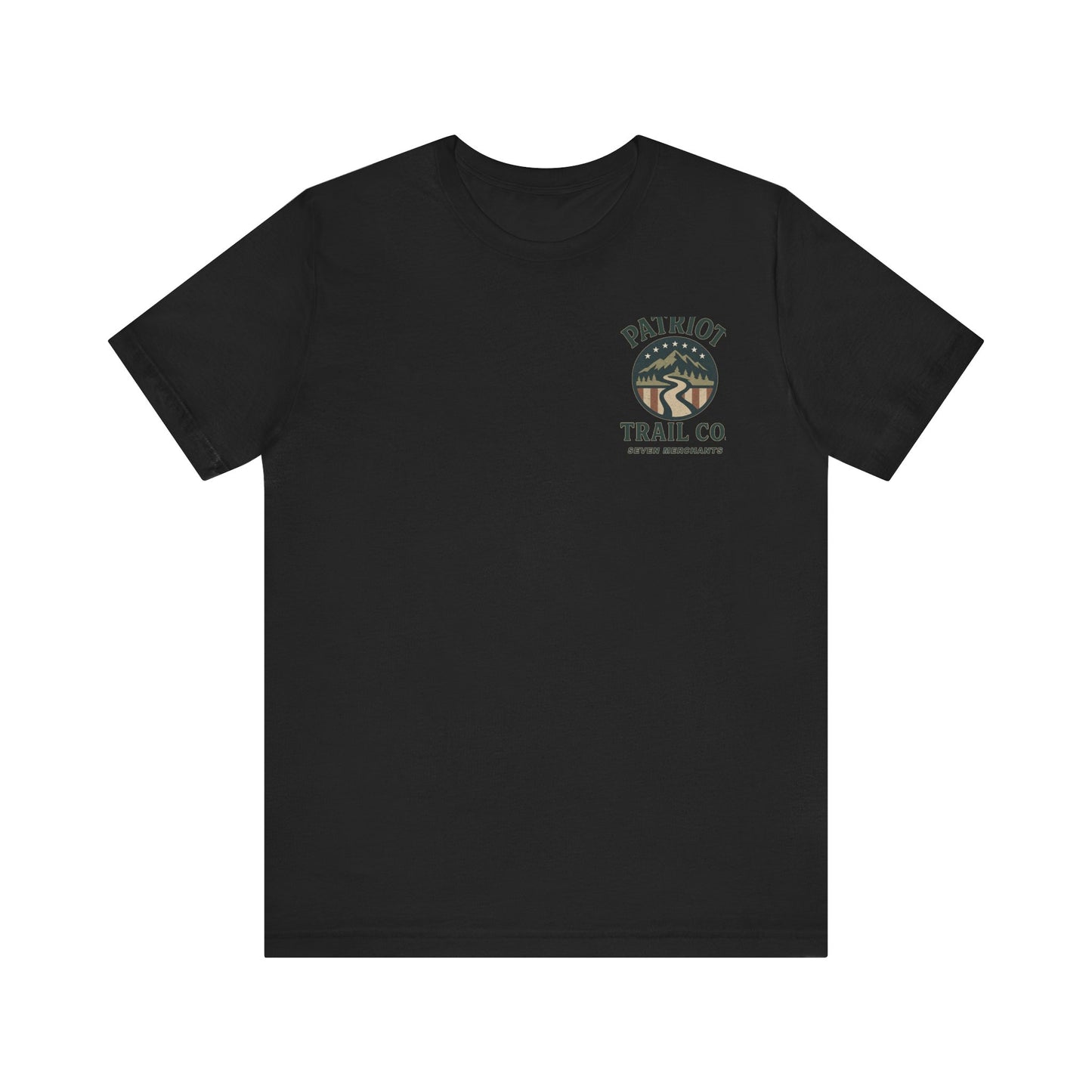 Adventure Spirit Tee for Outdoor Lovers - Patriot Trail Graphic Classic Jersey Short Sleeve Tee