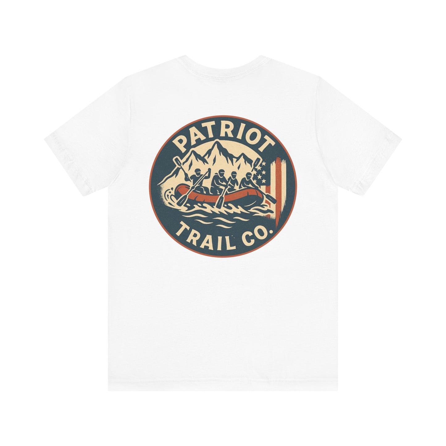 Adventure Spirit Tee for Outdoor Lovers - Patriot Trail Graphic Classic Jersey Short Sleeve Tee