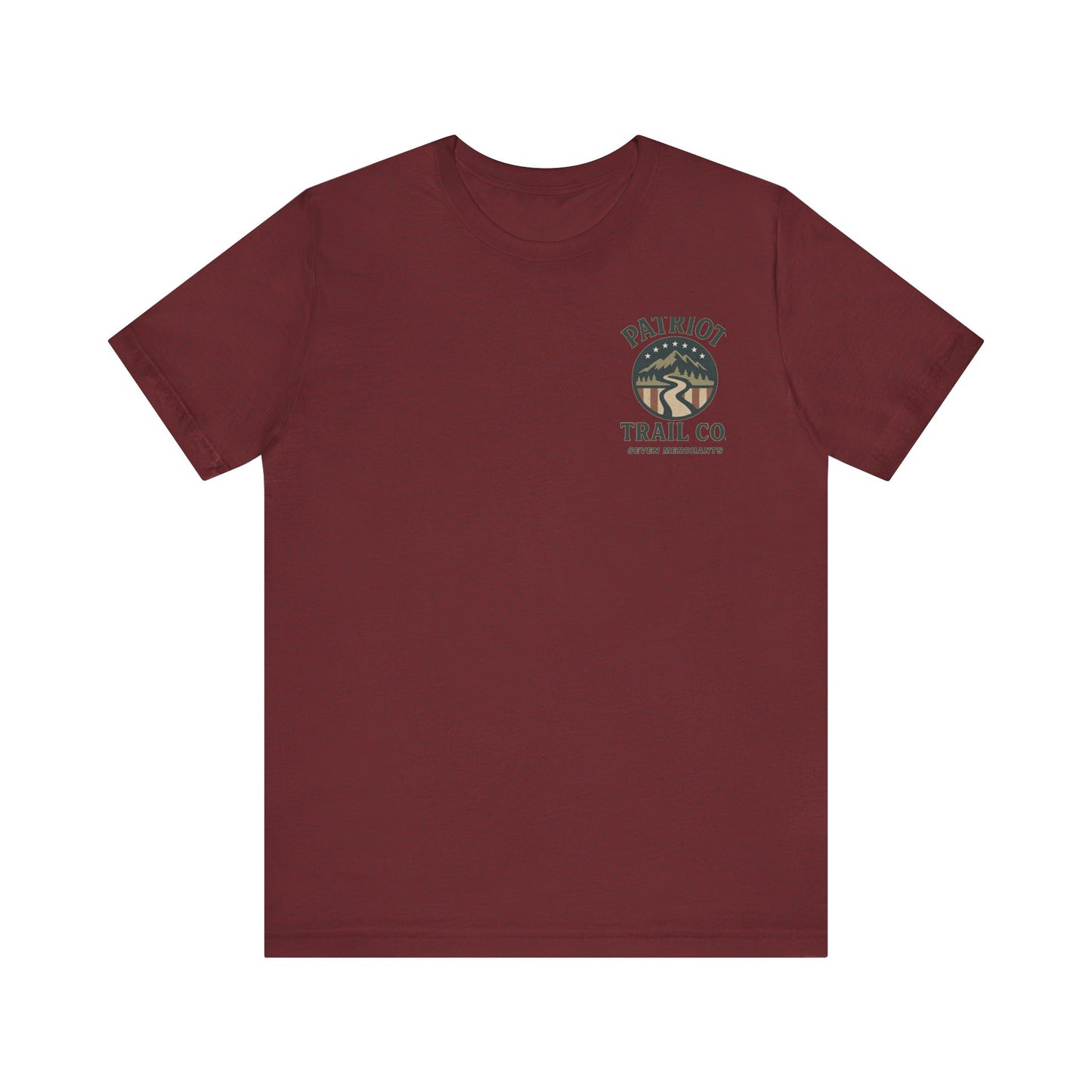 Adventure Spirit Tee for Outdoor Lovers - Patriot Trail Graphic Classic Jersey Short Sleeve Tee