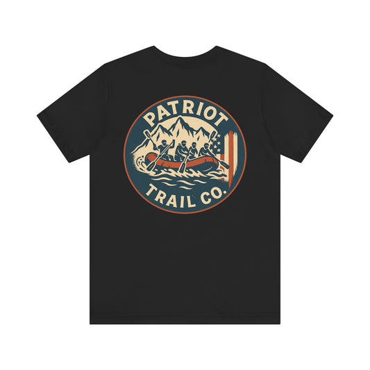 Adventure Spirit Tee for Outdoor Lovers - Patriot Trail Graphic Classic Jersey Short Sleeve Tee