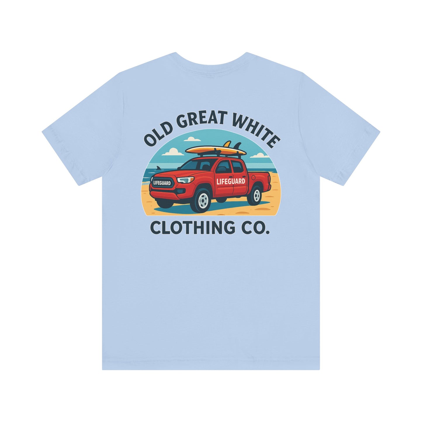 Ocean Rescue Ride – Sand, Surf & Style Graphic Classic Jersey Short Sleeve Tee