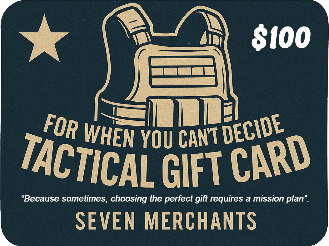 Seven Merchants Gift Card - "Tactical Gift Card"