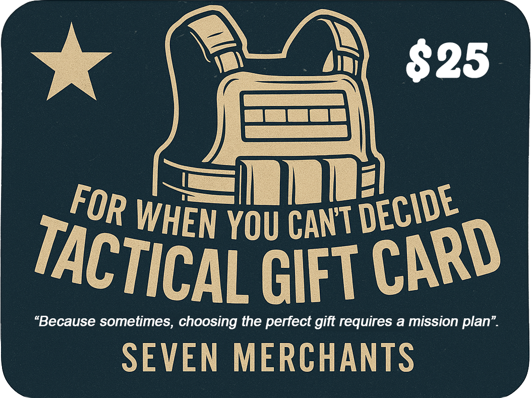 Seven Merchants Gift Card - "Tactical Gift Card"