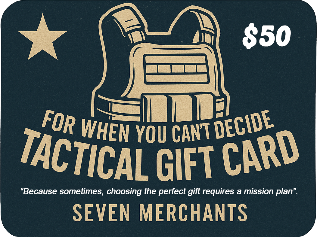 Seven Merchants Gift Card - "Tactical Gift Card"